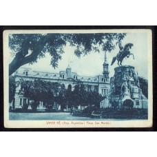 SANTA FE ARGENTINA ANTIGUA TARJETA POSTAL VISTA PLAZA